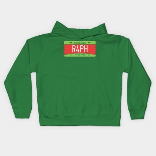 Raphael License Plate Kids Hoodie